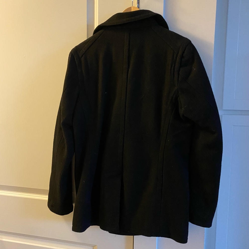 Wool Peacoat Jacket Black - Picture 9 of 9